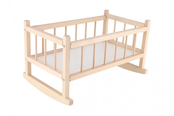Dřevěná kolébka pro panenky