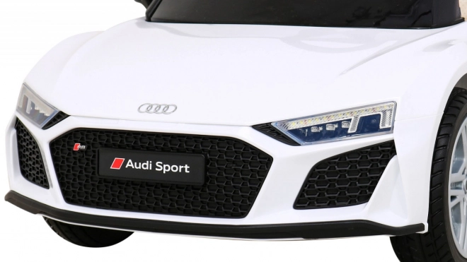 Audi R8 LIFT Bateriové auto + dálkové ovládání + EVA kola + MP3 + LED – Bílé