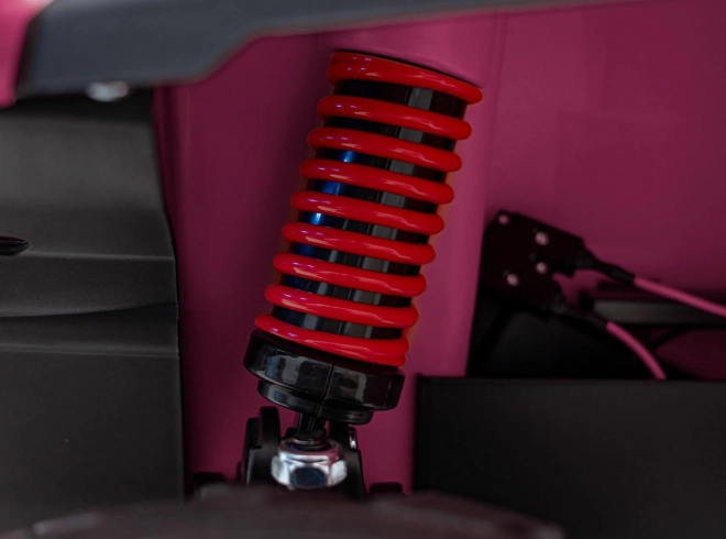 Růžový čtyřkolka Can-Am Outlander ATV