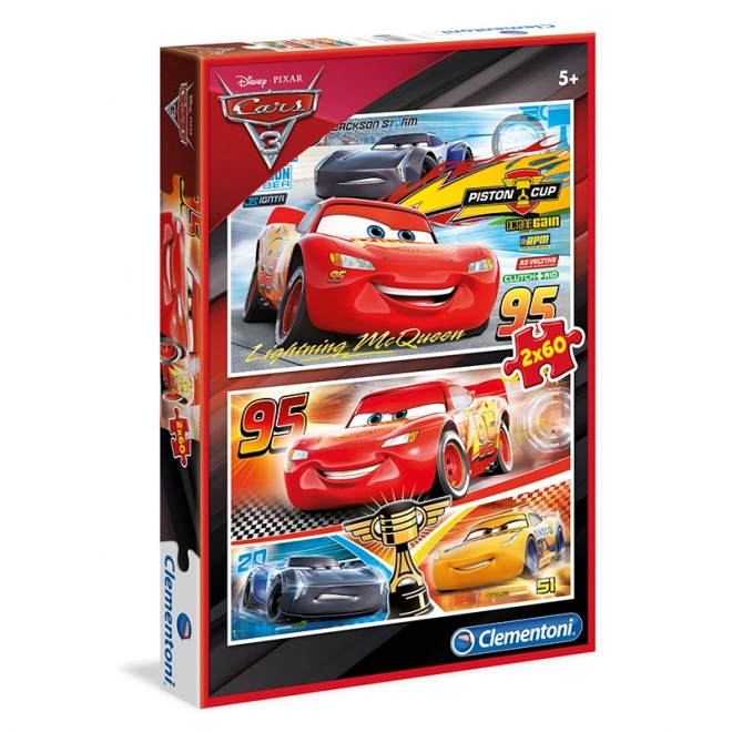 Puzzle Cars 2x60 dílků