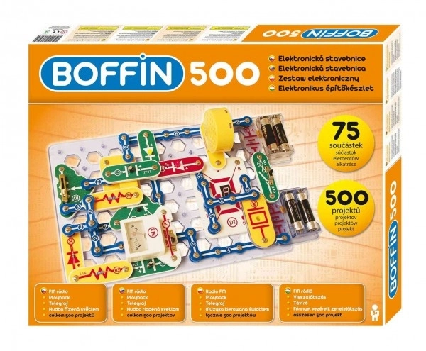 Elektronická stavebnice Boffin pro 500 projektů