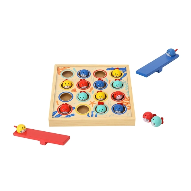 Tooky Toy Dřevěný Stůl Létající Rybičky