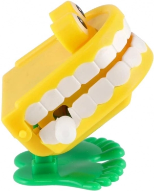 Skákací natahovací zuby 5 cm, různé barvy