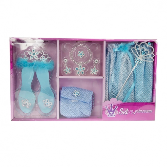 Princeznovský set v modré barvě