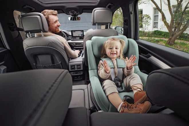 Autosedačka Dualfix 5Z s otočnou základnou Flex Base 5Z – Blue Marble