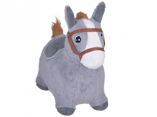 Plyšové hopsadlo koník šedý – Grey