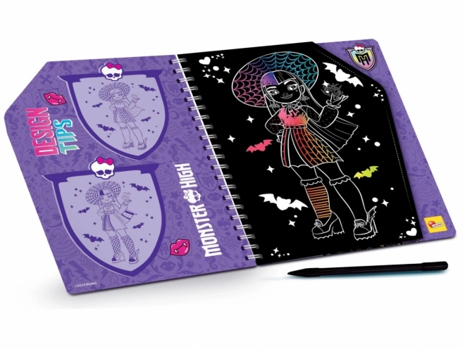 Scratchbook Scratch odhaluje Monster High