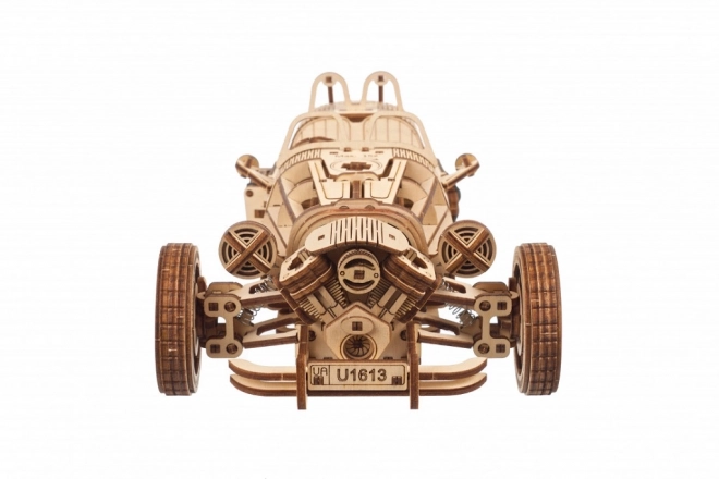 Ugears 3D dřevěné mechanické puzzle Tříkolka UGR-S