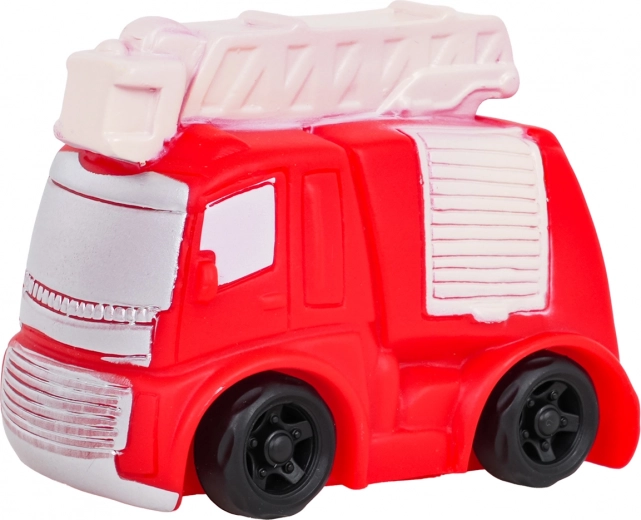 Měkké silikonové hasičské autíčko