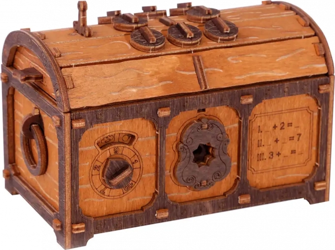 Escape Room Truhla s Pokladem dřevěné 3D puzzle
