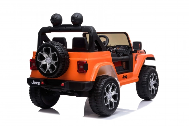 Dětské elektrické auto Jeep Wrangler Rubicon oranžové
