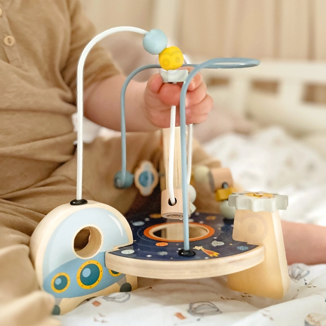 Dřevěná raketová smyčka od Tooky Toy