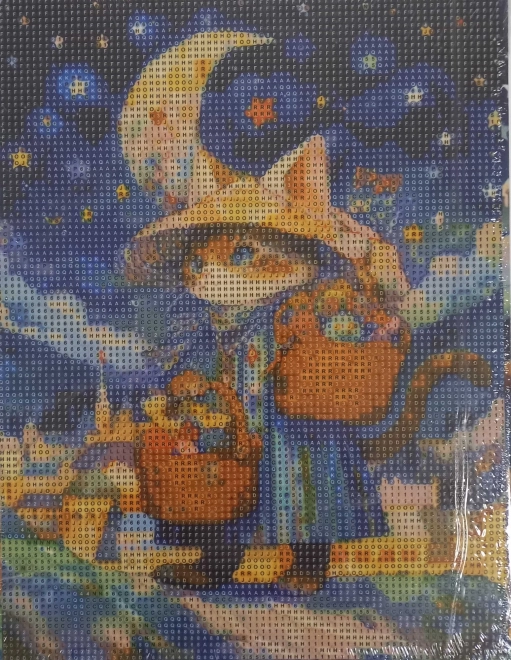 NORIMPEX Diamantové malování na plátně Kouzelní tvorové 1ks 23x30cm (mix)