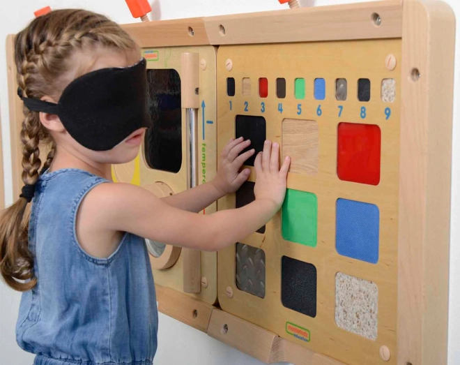 Masterkidz tabule pro rozpoznávání materiálů smyslem doteku