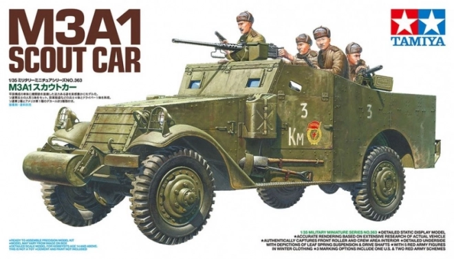 Plastikový model M3A1 Scout Car