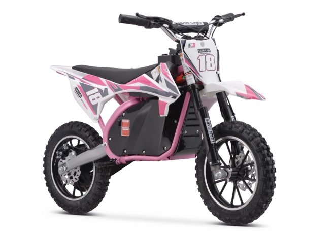 Dětská elektro motorka TRAIL KING růžová