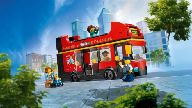 LEGO City 60407 Červený dvoupodlažní vyhlídkový autobus