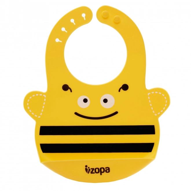 Silikonový bryndák s veselým motivem Bee
