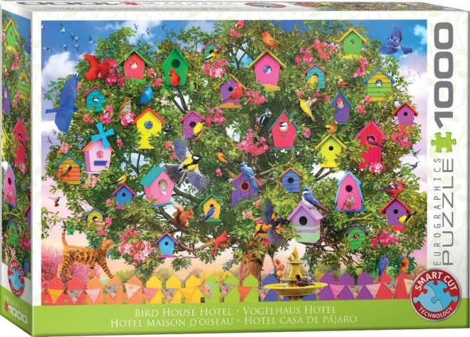 Puzzle Ptačí Budky 1000 Dílků