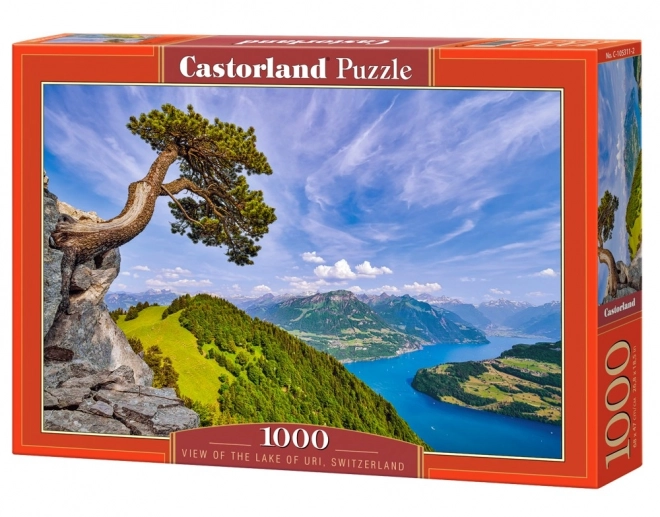 Puzzle 1000 dílků Jezero Uri Švýcarsko