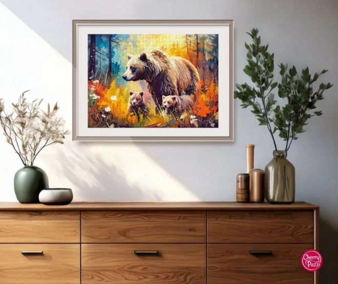 Puzzle Společně v divočině 1000 dílků