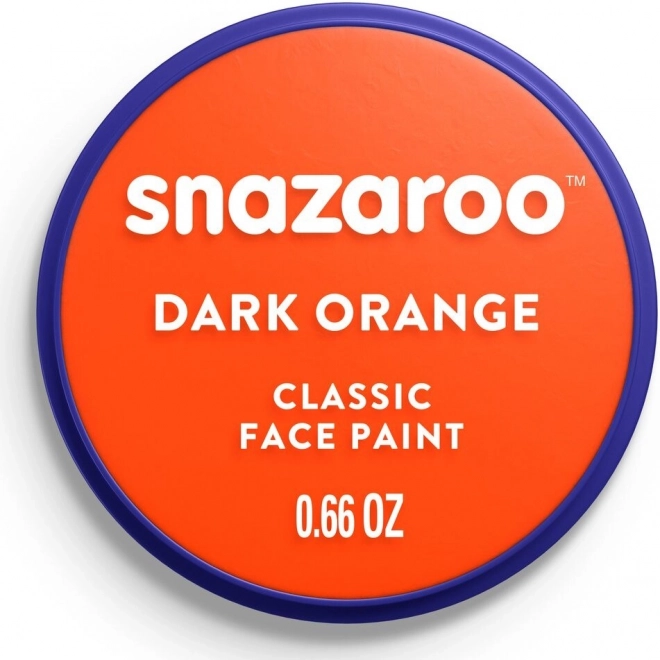 Snazaroo obličejová barva tmavě oranžová 18ml