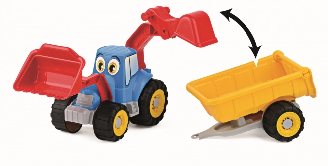Androni Veselý traktor s vlekem  - 55 cm