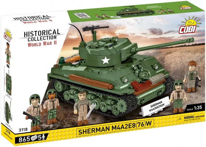 Stavebnice Sherman M4 Easy Eight 865 ks