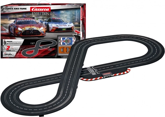 autodráha carrera evolution flames and fame 5,3 m