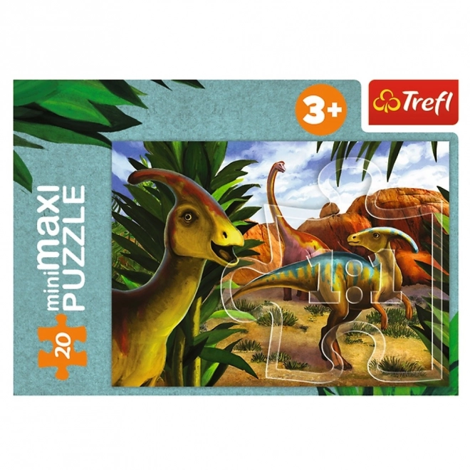 TREFL Puzzle Svět dinosaurů: Parasaurolophus 20 dílků