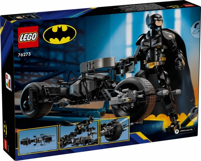 LEGO DC Batman figurka a batcykl