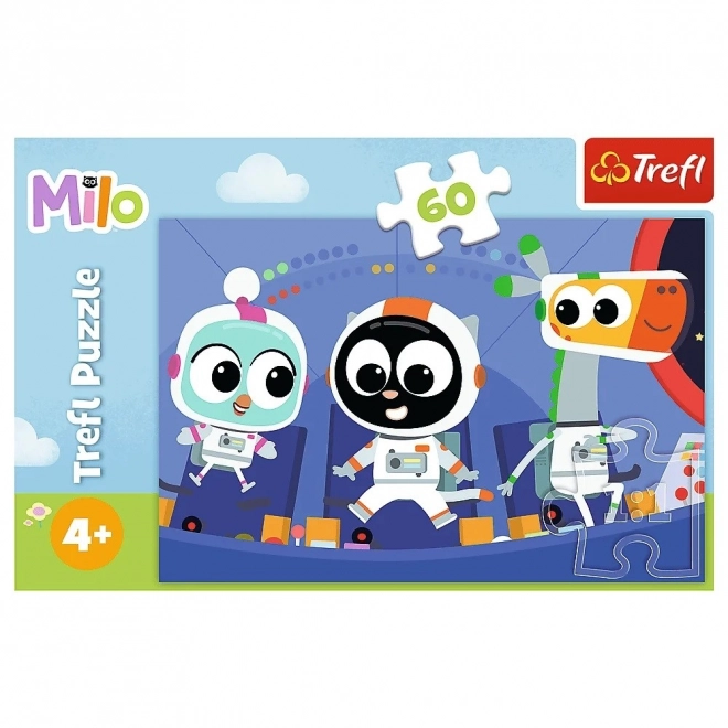 Puzzle 60 dílků Poznejte kocoura Milo