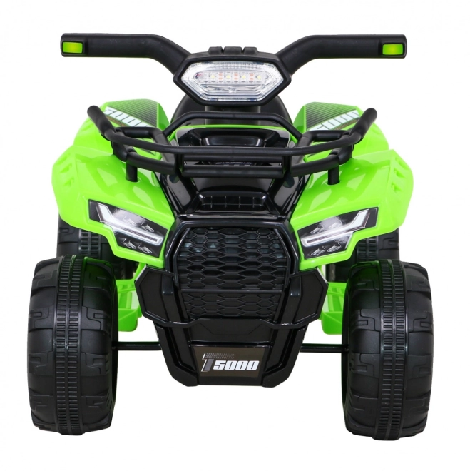 Dětská bateriová čtyřkolka Storm + 25W motor + MP3 USB + LED dioda – Zelená