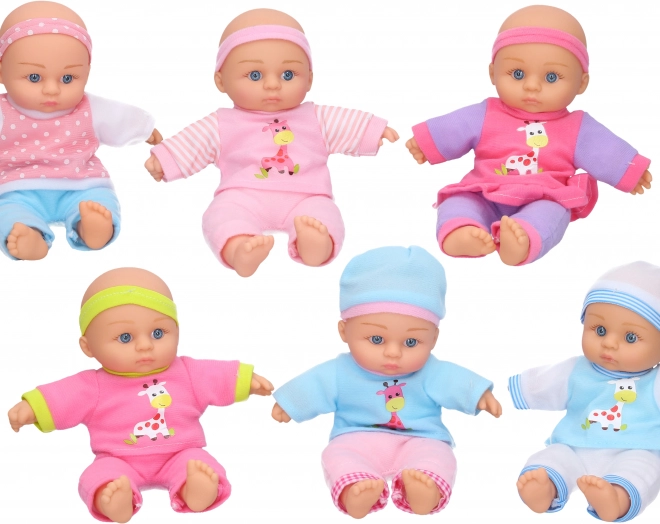Roztomilé miminko s oblečkem 24 cm