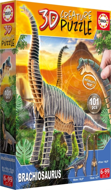 3D puzzle Brachiosaurus - 101 dílků