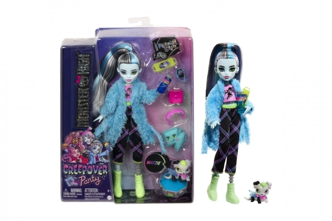 Panenka Monster High Pyžamová Párty Frankie Stein