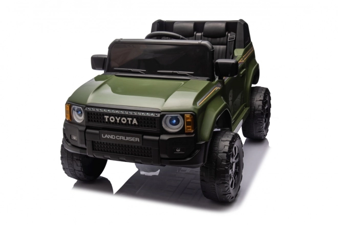 Elektrický vůz Toyota Land Cruiser Prado zelený