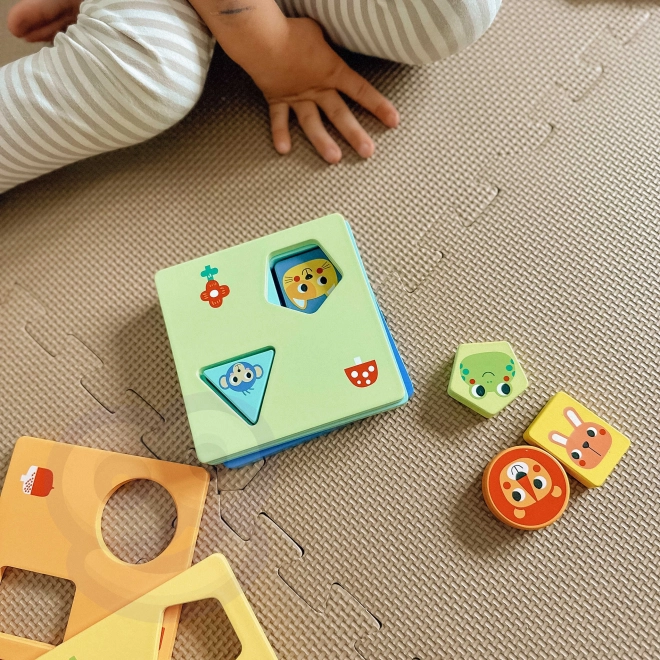 Montessori skládačka tvary a barvy se zvířátky