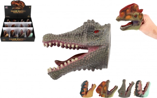 Dinosauří gumový maňásek - 1ks