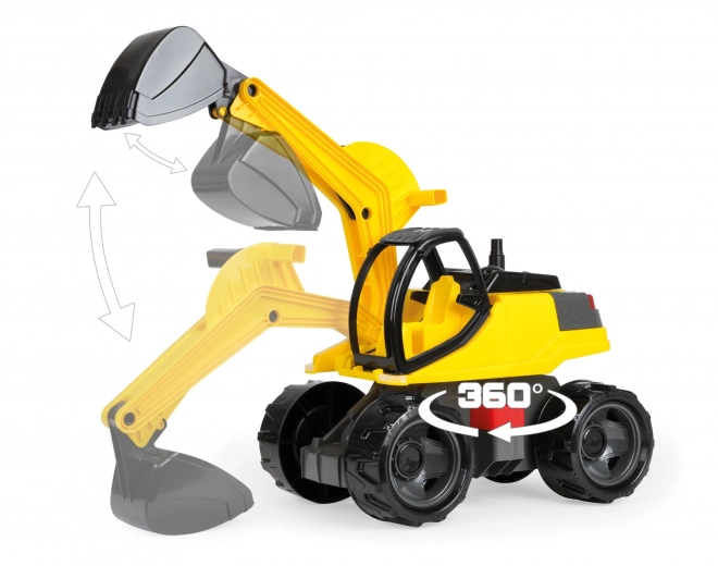 Koparka Lena Giga Trucks žluto-černá
