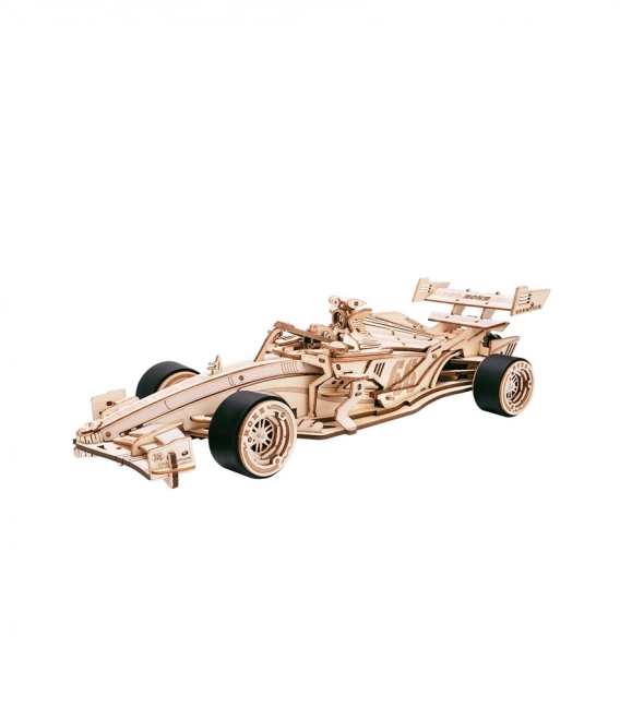 3D Dřevěná Skládačka Závodní Auto