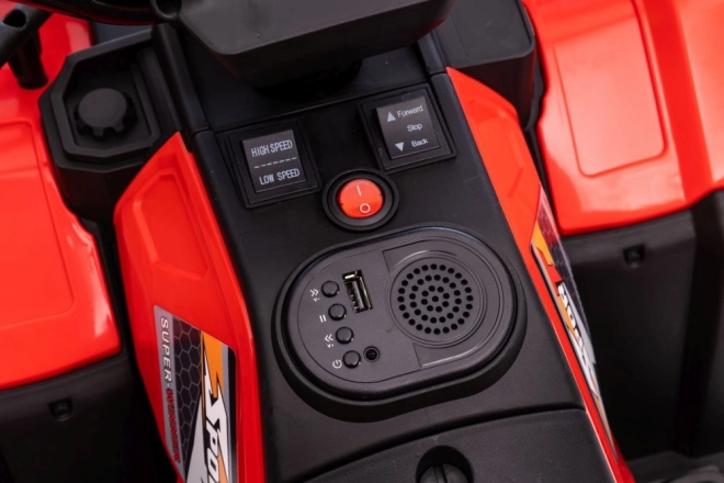 Dobíjecí čtyřkolka JC915 Red