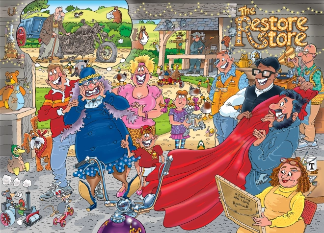 Puzzle WASGIJ 41: Obnova obchodu 1000 dílků