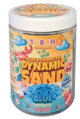 Dynamický písek Tuban 1 kg – Modrý