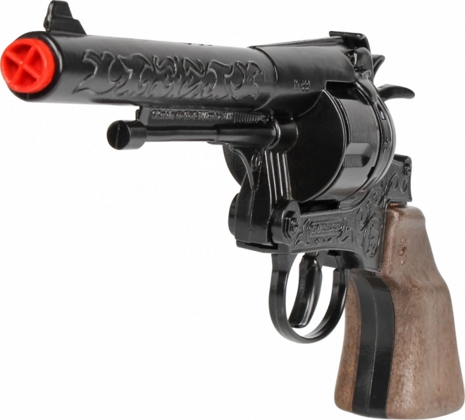 Kovový kovový kovbojský revolver Gonher na 12 nábojů