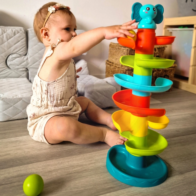 Kuličková dráha spirála pro batolata
