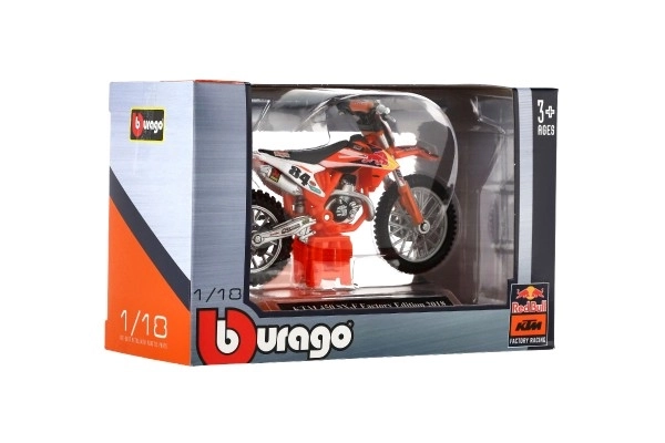 Motocyklová replika KTM 450 SX-F Factory Edition 2018 od Bburago