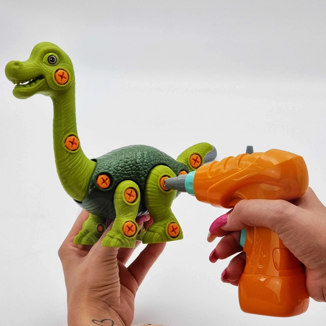 Dinozaur ke Skládání WOOPIE s Vrtákem