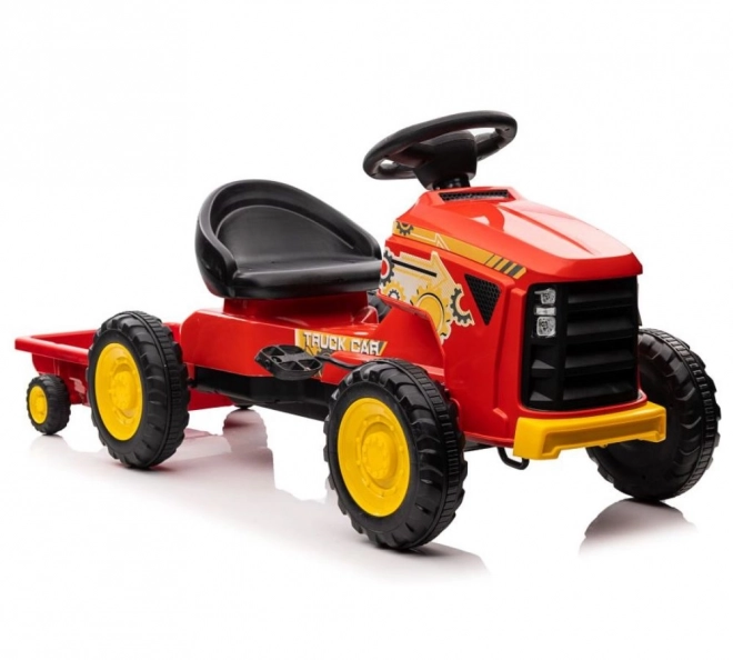 Dětský šlapací traktor červený