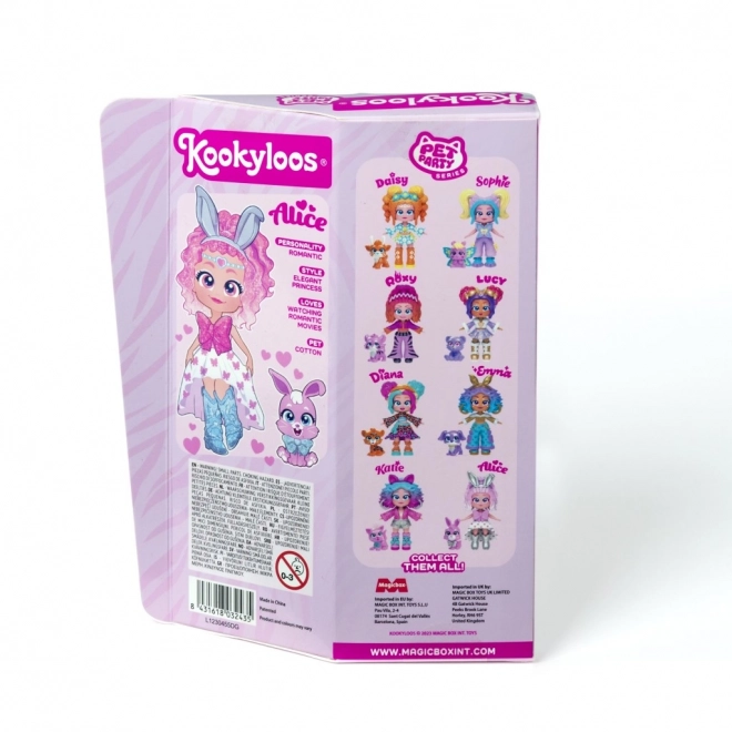 Panenka se zvířátek KookyLoos Pets Party